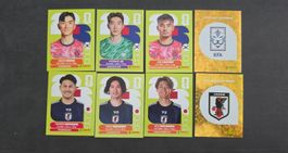 Panini Fussball Sticker Japan und Korea