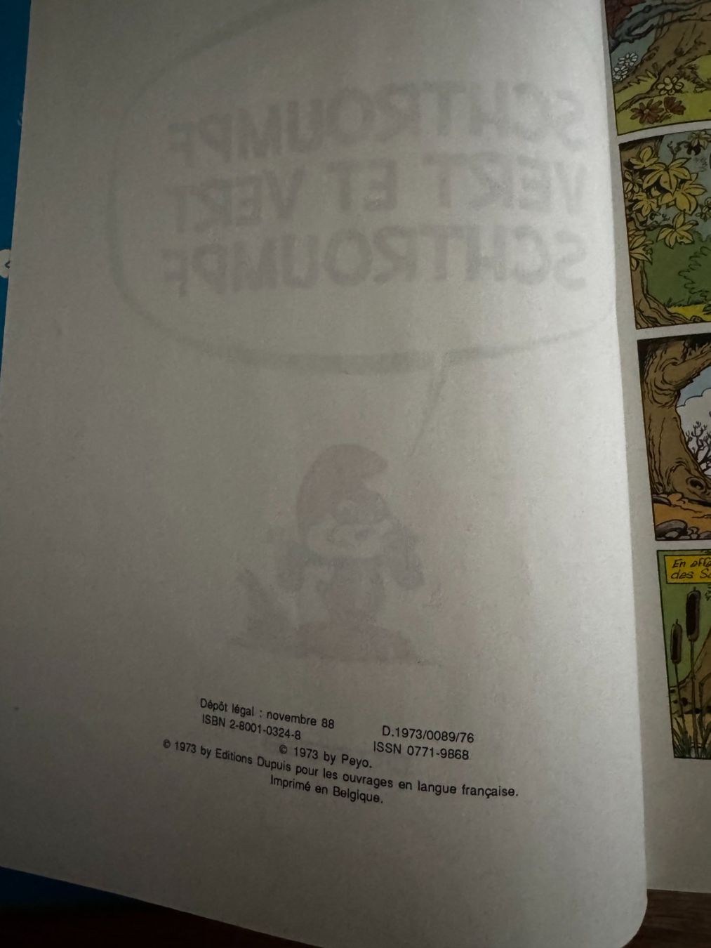 Fumetti: BD Schtroumpf Vert et Vert Schtroumpf  N°9 – Usato da Tatroz venduto da DanielCut 1