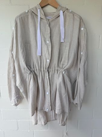 Mango Jacke Leinen Gr. M/L
