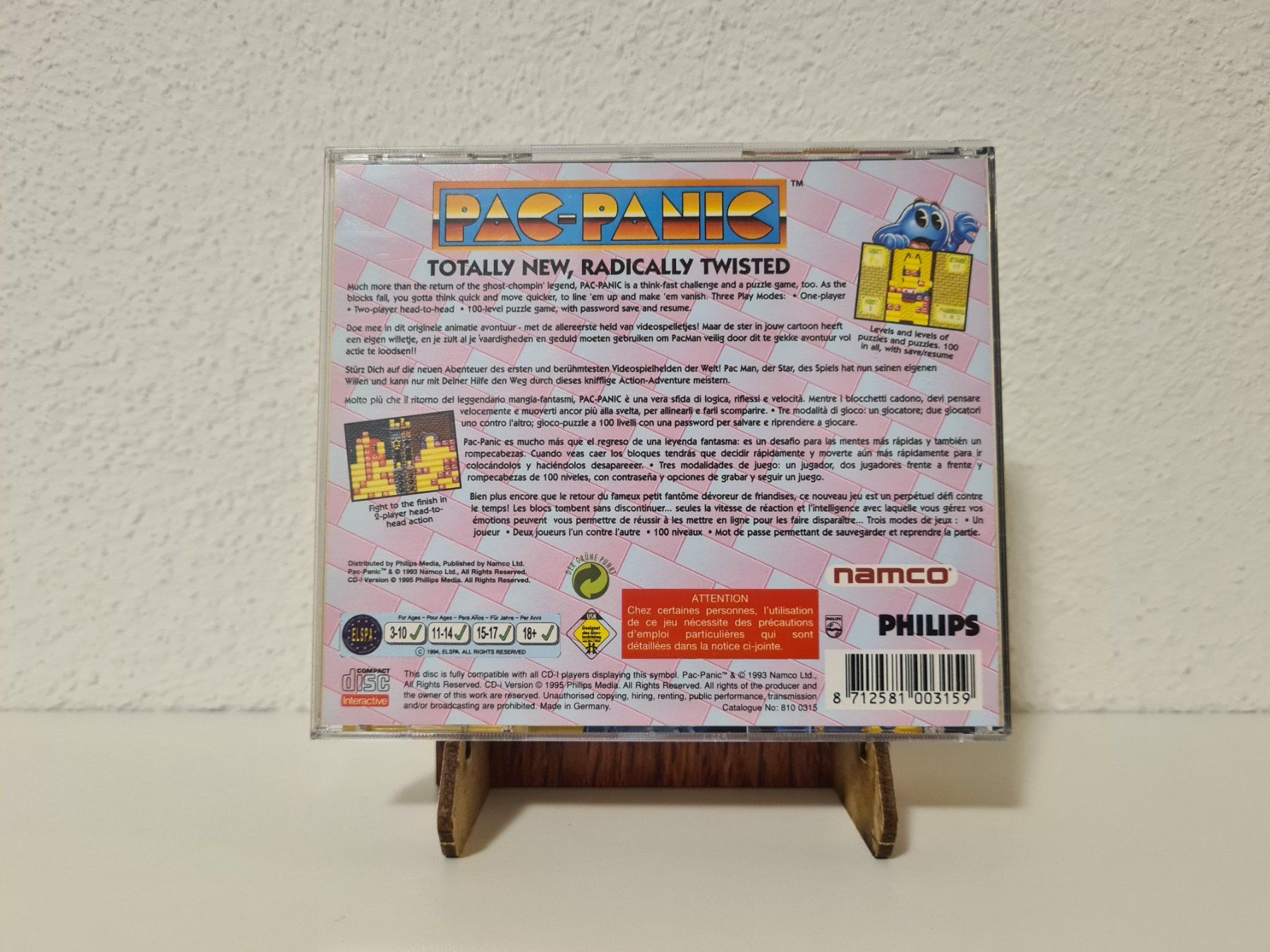 Spiele: PAC-PANIC (Pac Man) - CIB - Licensed by Namco / PHILIPS CD-i – Gebraucht aus Dübendorf von digital_bath 2