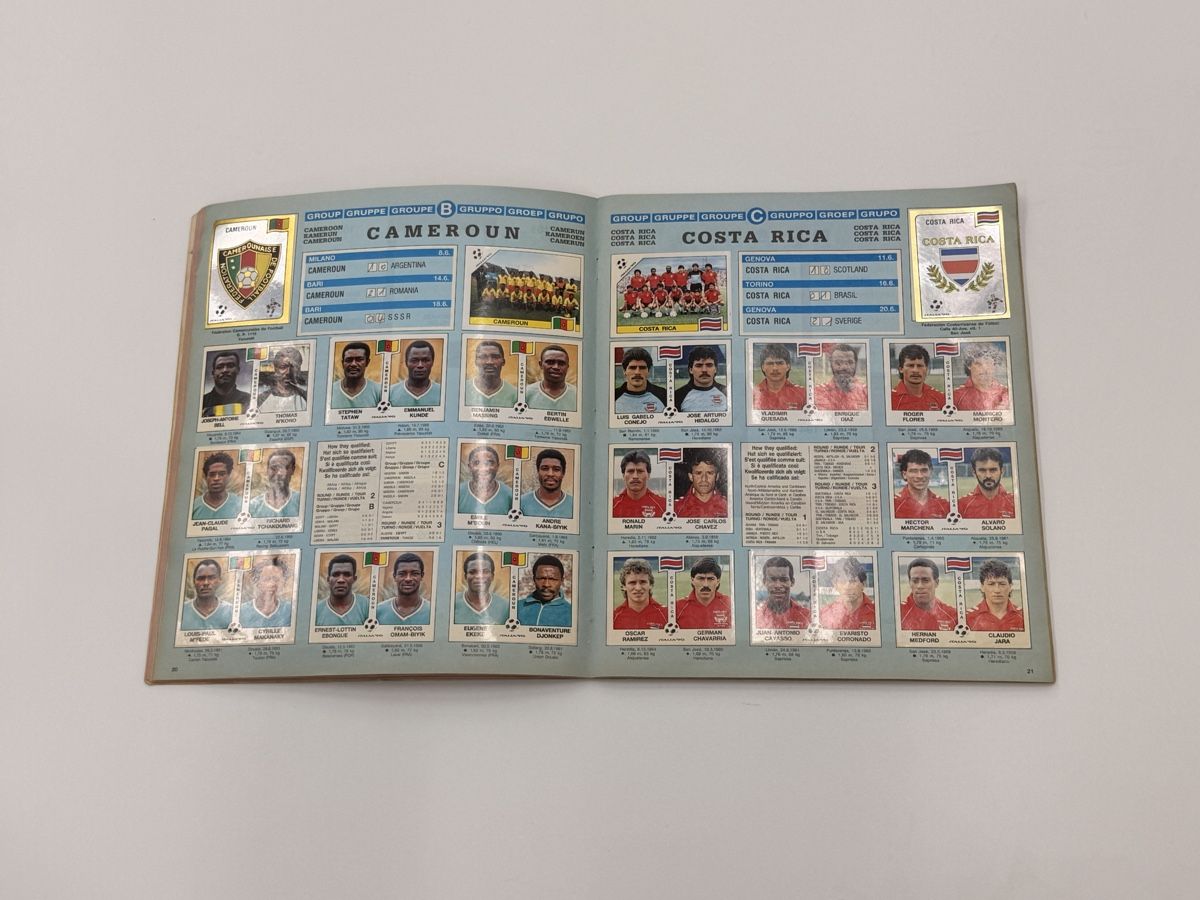 Panini Album: Album Panini Italia 90 -Complet - – Usato da Genève venduto da vintageMC 6