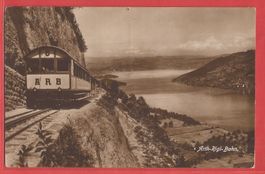 Arth-Rigi-Bahn in der Kräbelwand - Fotokarte ca. 1920
