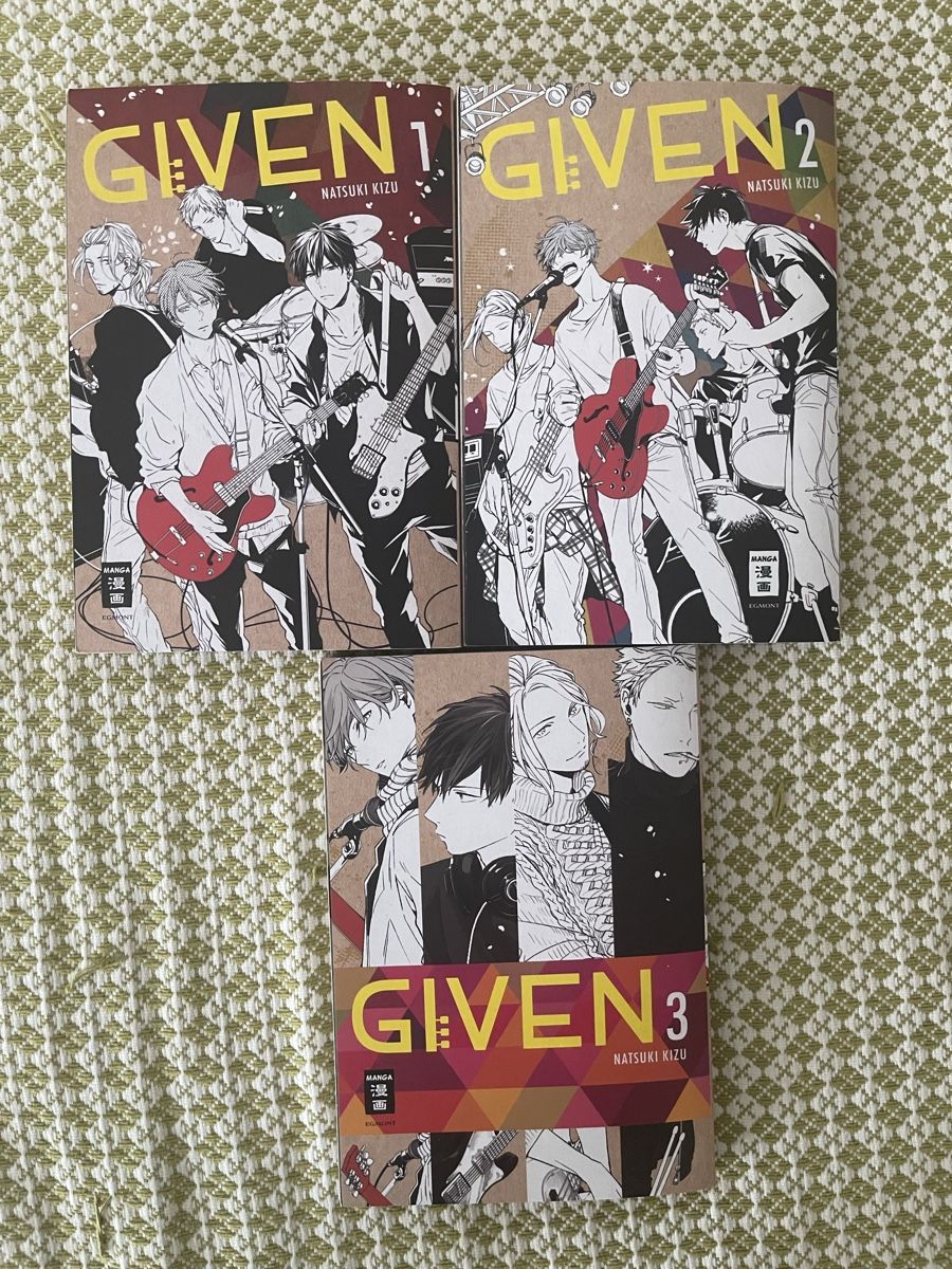 Fumetti: Given Manga Band 1-3 – Nuovo (secondo la descrizione) da Basel venduto da mar_8vqn 1