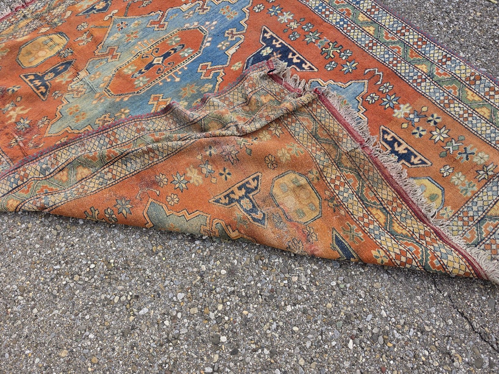 Tappeti: Orientteppich handgeknüpft rot blau  – Usato da Mettlen venduto da elios0888 7