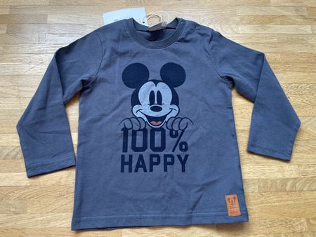 Wheat Disney Mickey Mouse Top - Age 2, Long Sleeve!