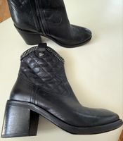 Guess Lederstiefeletten, Schwarz, Gr. 38, Top Zustand!