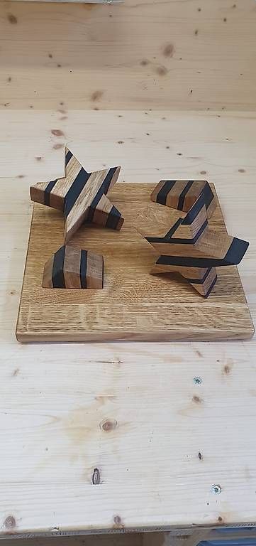 Toutes les décorations: Zweifarbiger Holzstern – Neuf avec emballage d'origine à Seftigen par Schneeflckli 3