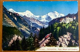 Interlaken - Heimwehfluh - Finiculaire 1917