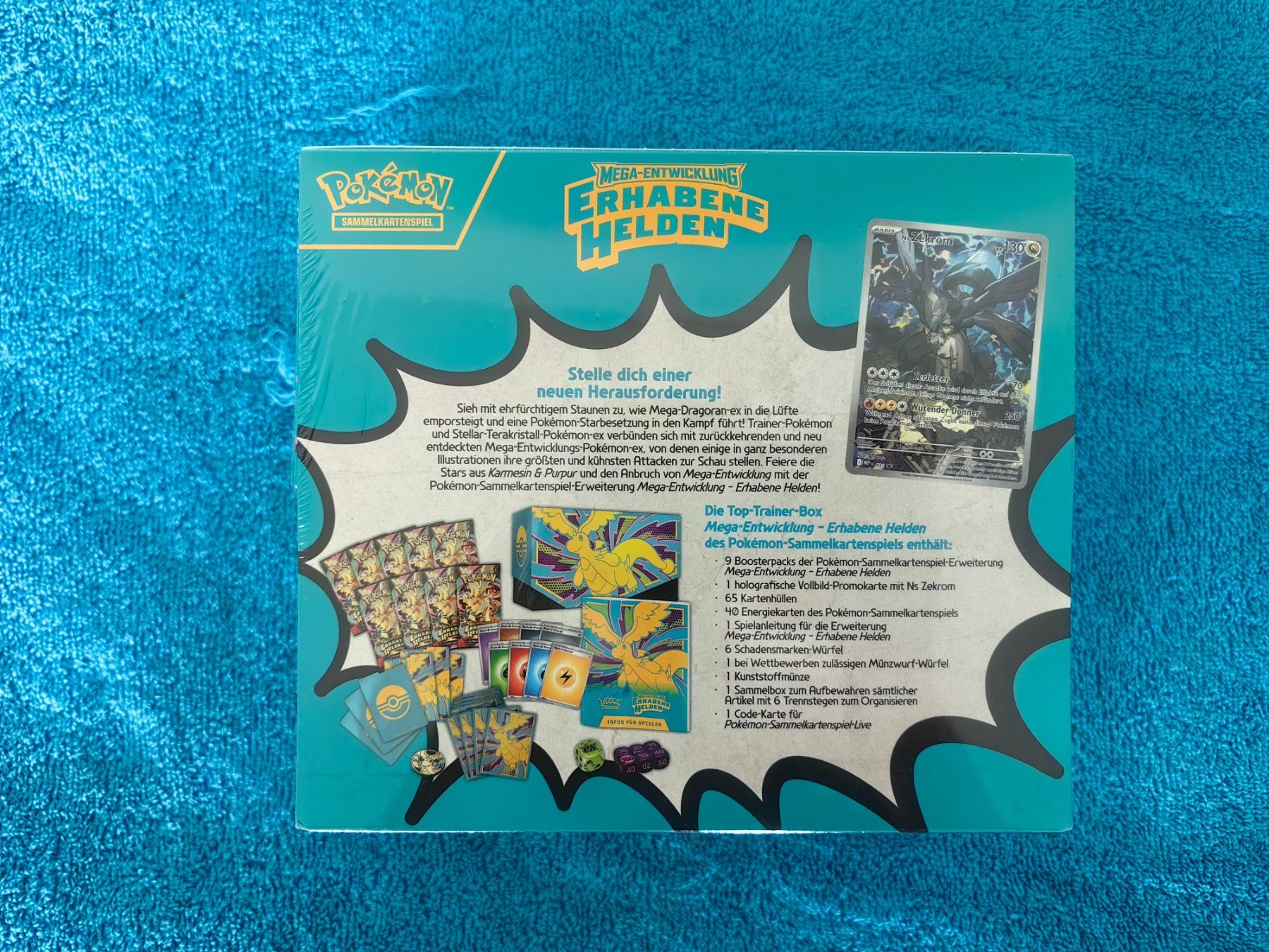 Pokémon Carte collezionabili: Erhabene Helden top trainer box – Nuovo e nell'imballaggio originale da Dübendorf venduto da Exory 1