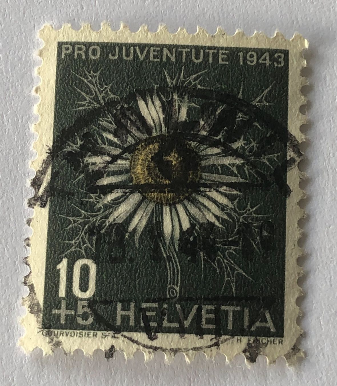 Tutti i francobolli: Nr.J 106 Silberdistel 1943 mit Stempel – Usato da Aarau venduto da Billa007
