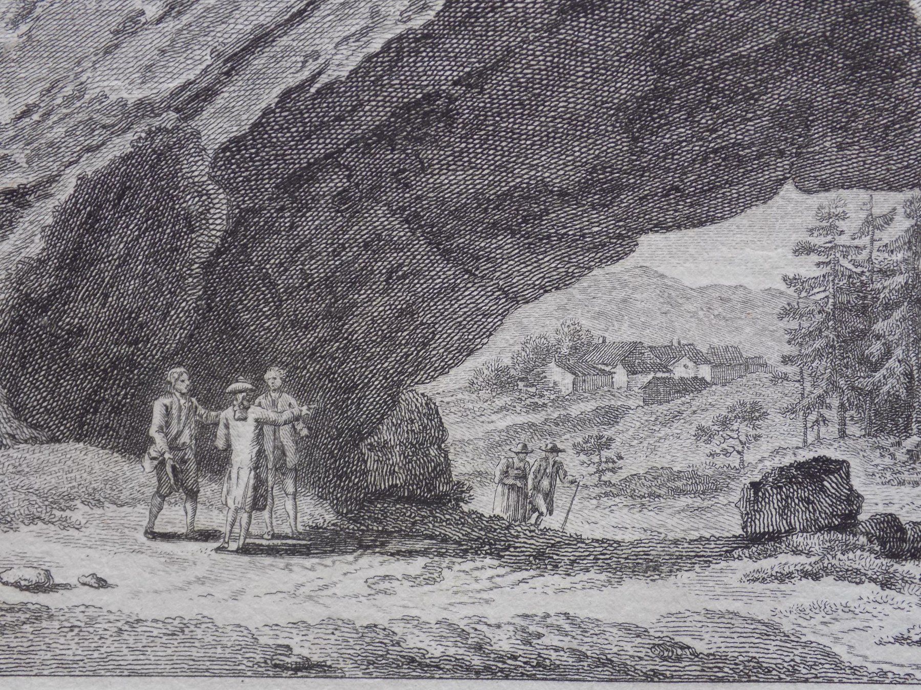 Gravures: Vue du Rocher du Pierre Pertuis – D'occasion à Risch par Rischli15 8
