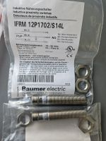 2x Baumer IFRM 12P1702/S14L Naeherungsschalter M12 NEU
