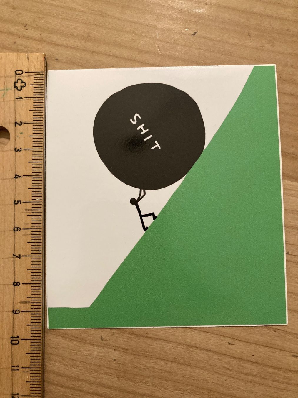 Sticker: Sticker „shit“ – Nuovo e nell'imballaggio originale da Basel venduto da AufeinenBlick 1