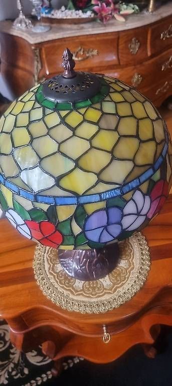 Lampade: Jugendstil Tiffany Lampe – Nuovo e nell'imballaggio originale da Kaufdorf venduto da Nati-Nati 6
