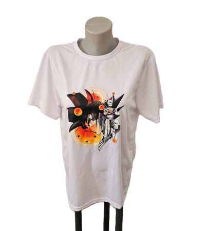 Shirt Dragonball Z Gr. S Weiss mit Aufdruck