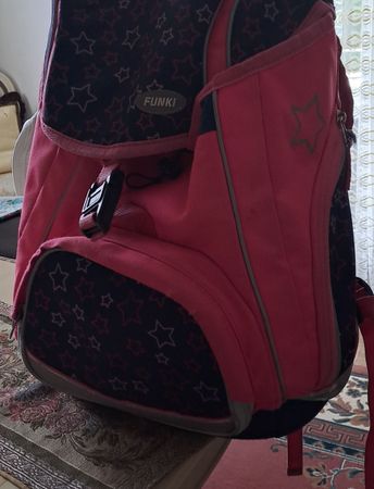 Funki Kinder Rucksack Pink Sterne Sehr Guter Zustand