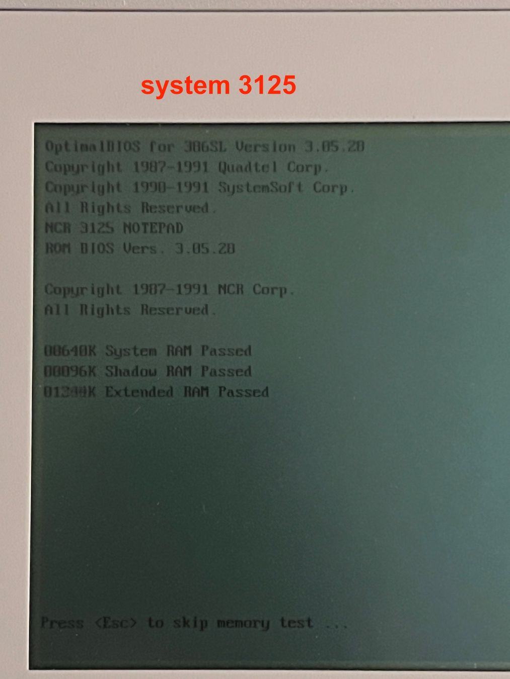PC: Seltene Vintage Tablet-/Pen-Computer: NCR System 3130 + 3125 – Usato da Steckborn venduto da rboelsterli 2