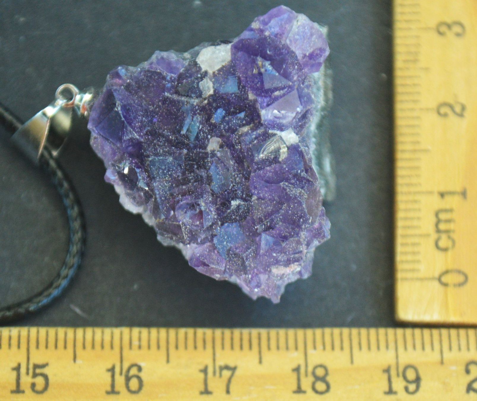 Catenine: Halskette D-433 – Amethyst Cluster – Nuovo e nell'imballaggio originale da Goldiwil (Thun) venduto da han_v5b7 5