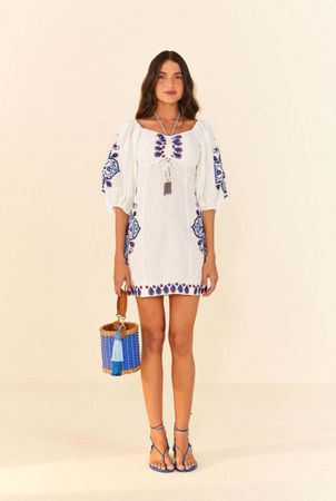Farm Rio - Embroidery Mini Dress NP 350.-
