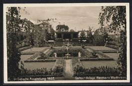 St. Gallen, Ausstellung 1927, Garten Anl