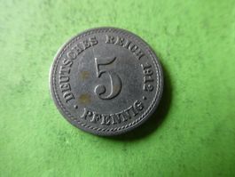 Dt. Reich 1912 A, 5 Pfennig