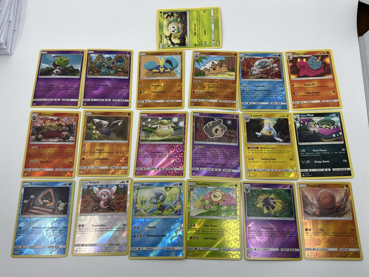 Pokémon Carte collezionabili: Pokemon karten 19stk Cosmic Eclipse von 2019 Reverse Holo – Usato da Diegten venduto da 5shop7