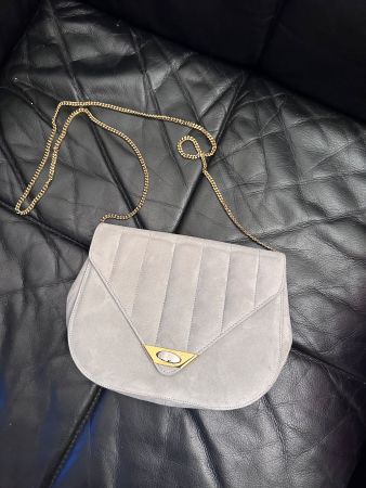 Sac vintage Charles Jourdan Paris en daim, 1970