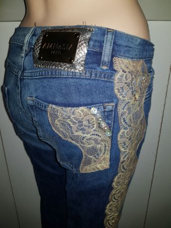 AMNESIA Jeans taille / Grosse 32/34 CH (XXS/XS)