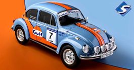 VW KÄFER 1303 GULF RACING #7 im Massstab 1:18