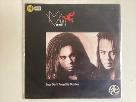 Milli Vanilli Single - Baby Don’t Forget My Number