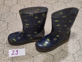 Gummistiefel Kinder Grösse 29 guter Zustand Fussball Sterne