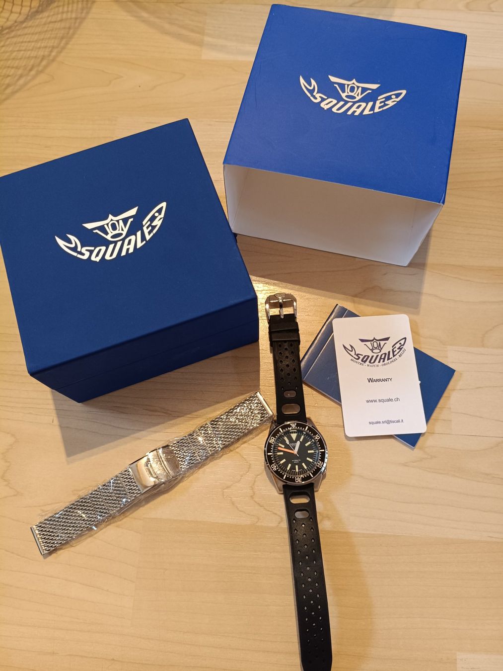 Squale Uhren: Squale 1521 Militaire - rubber + brand new mesh – Gebraucht aus Villaz-St-Pierre von bricem13 1