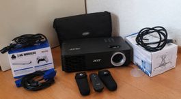✅Neu 98.2%🔥ACER P1273🎬DLP🎞️BEAMER✨Business💡Heimkino🎥3D