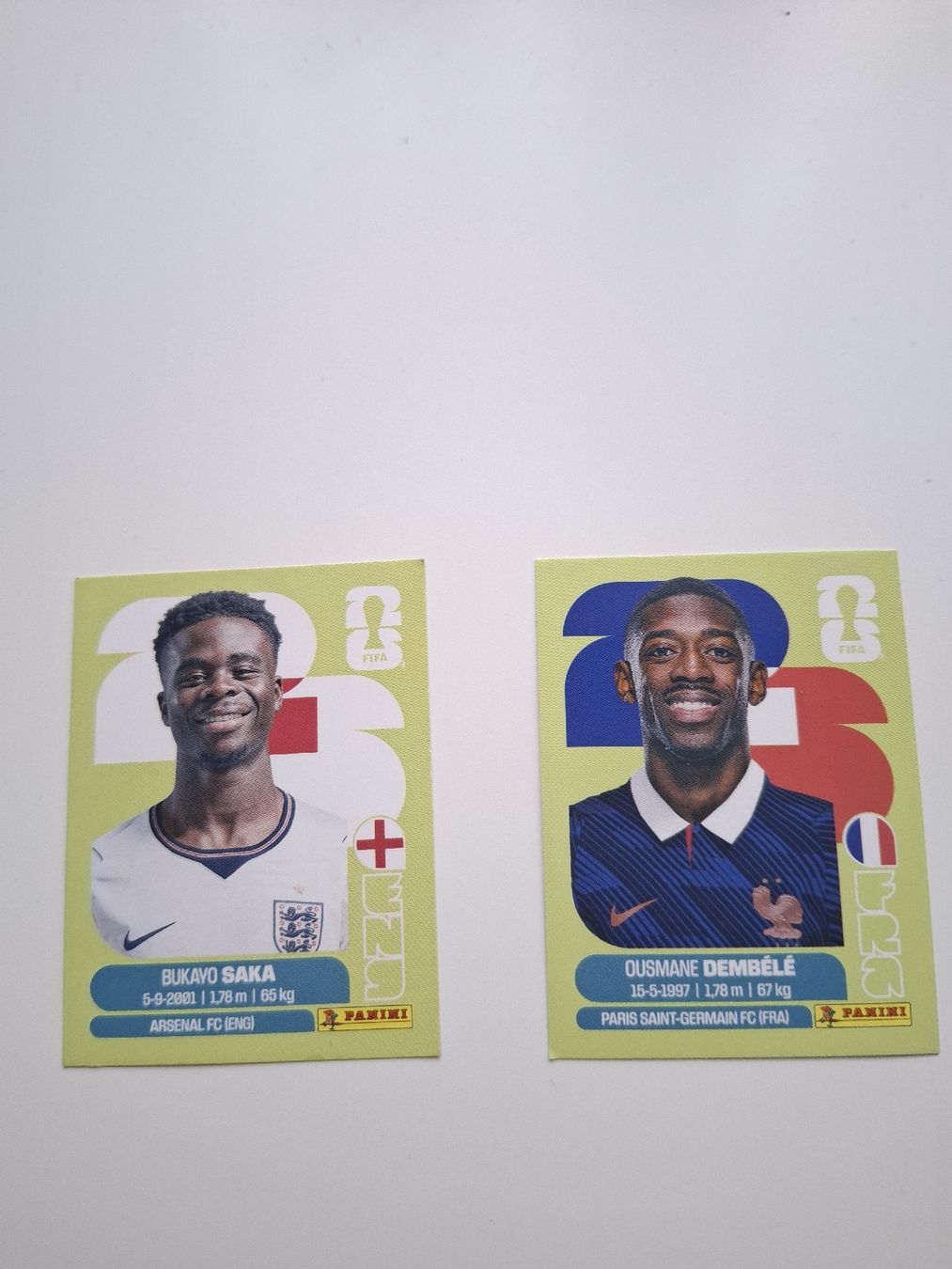 Panini Carte collezionabili: Saka & Dembélé Panini Sticker – Nuovo (secondo la descrizione) da Schliern b. Köniz venduto da ahmetugurtokalii