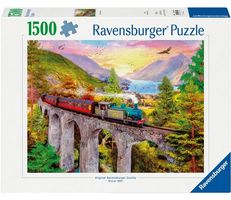 Ravensburger Puzzle 1500 Teile Zugfahrt im Herbst