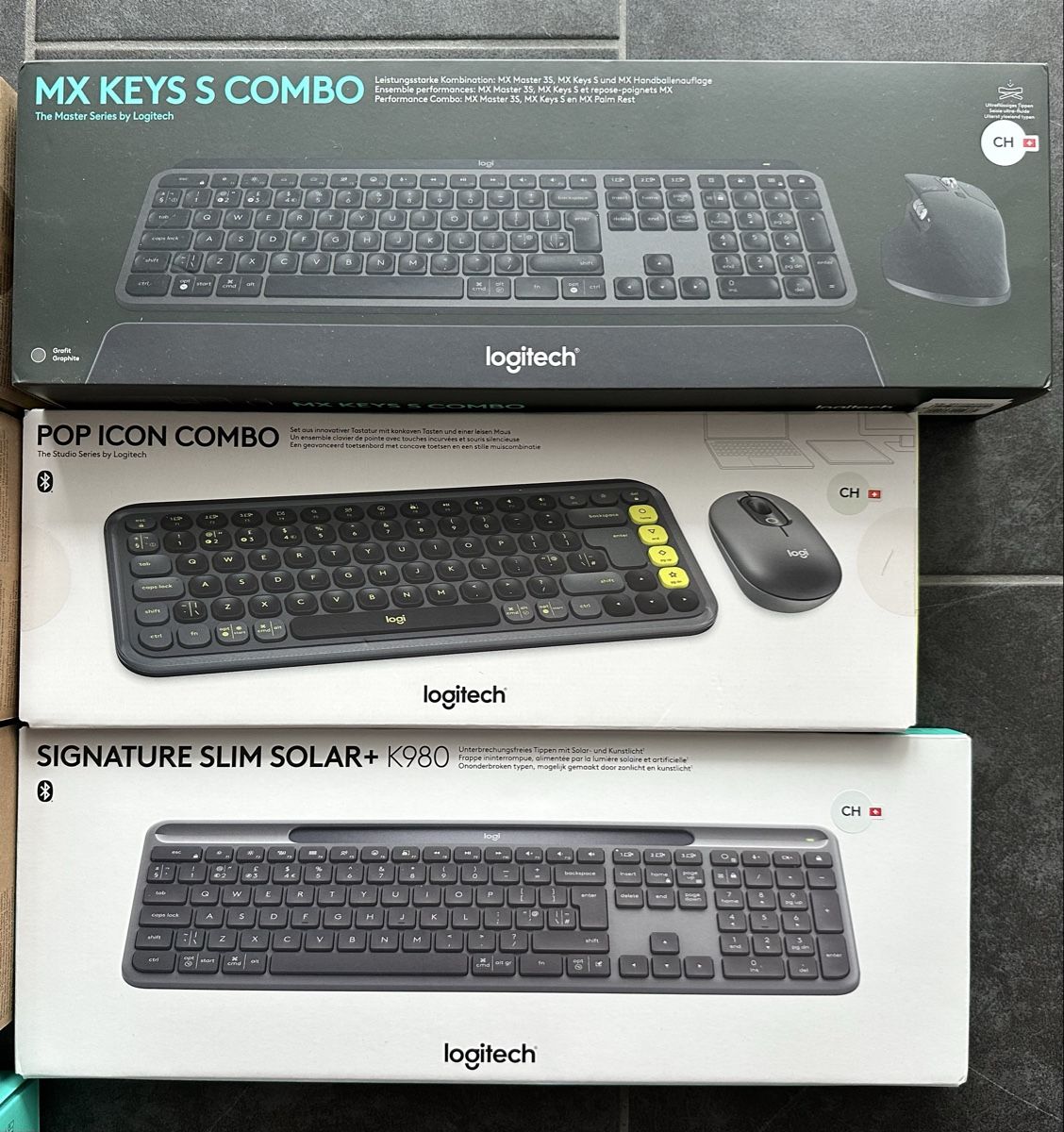 Logitech Tastiere: Mega - SET mit Logitech Artikeln – Nuovo e nell'imballaggio originale da Seuzach venduto da Seuzemer 2