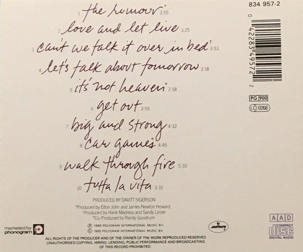 CDs: Olivia Newton-John – The Rumour – Gebraucht aus Grüningen von azulverde 1