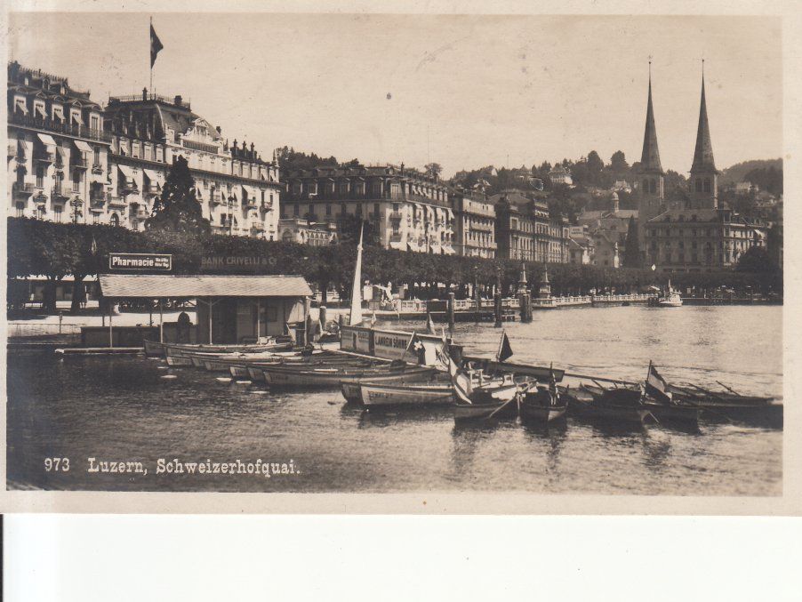 Cartoline postali: Luzern 1930 – Usato da Bürglen TG venduto da StampGraf