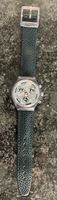 Swatch Chronograph Uhr mit Lederarmband neuwertig