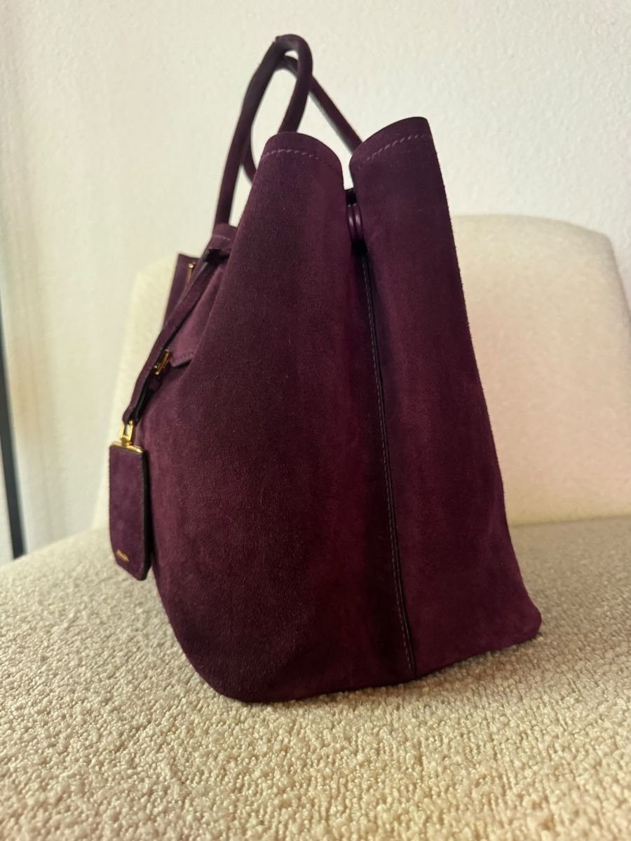 Prada Borse da donna: Prada Suede Double bag, Dark Purple – Usato da Twann venduto da shk_g6st 5