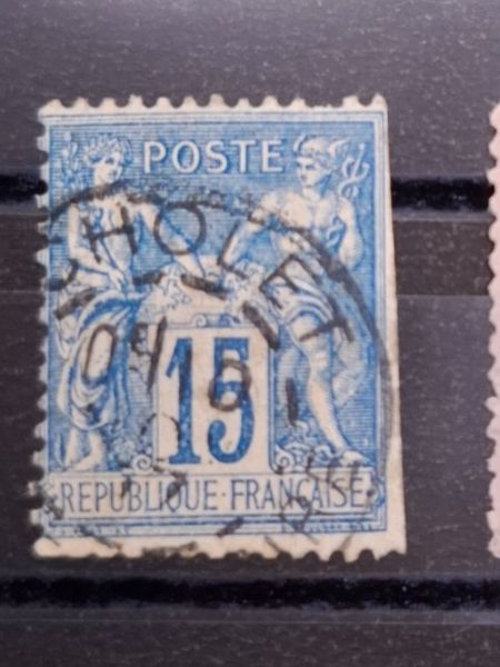 Alle Briefmarken: Old Frankreich   -  1876 - gestempelt        / 734 – Gebraucht aus Rümlang von coh_87ww 3