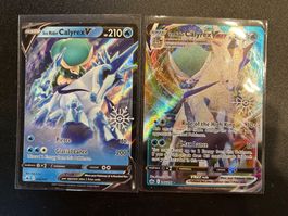 Ice Rider Calyrex V & Vmax Holydays Calendar Stamped EN