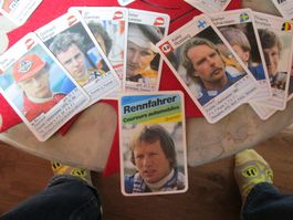 QUARTTET  FORMEL1 RENNFAHRER 70/80ER JAHR ANTIK KOMPLETTE!!