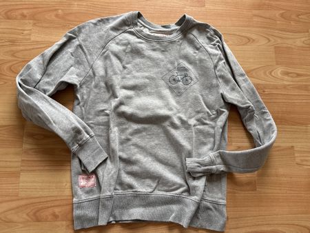 Idioma Herren-Sweatshirt Grösse S, Top Zustand, Grau, Velo
