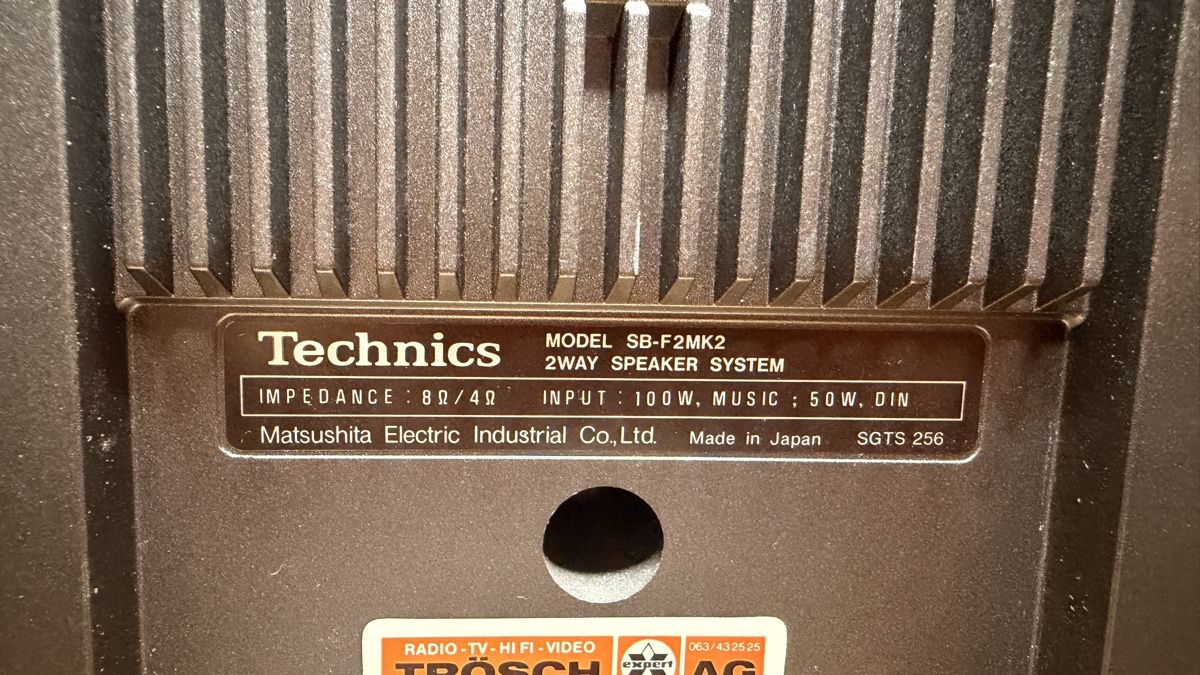 Technics Lautsprecher: Technics SB-F2MK2 Lautsprecher – Defekt aus Wallisellen von Ada92 3