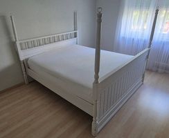 Bett 160x200 cm weiss