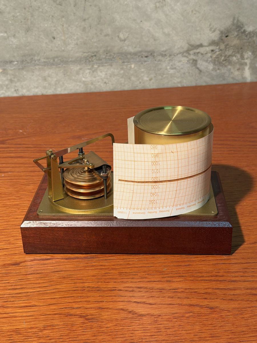 Altri elettrodomestici e apparecchi d’epoca: Vintage Barograph: Lufft Model 8005 barograph – Usato da Lausanne venduto da artnouveau04 3