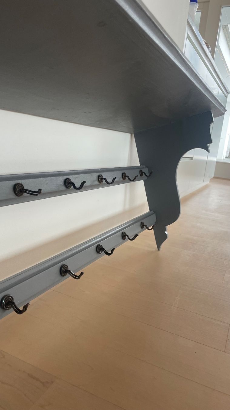 Scaffali: Vintage Tellerboard grau! 19 Haken – Usato da Uitikon Waldegg venduto da gotohellix 4