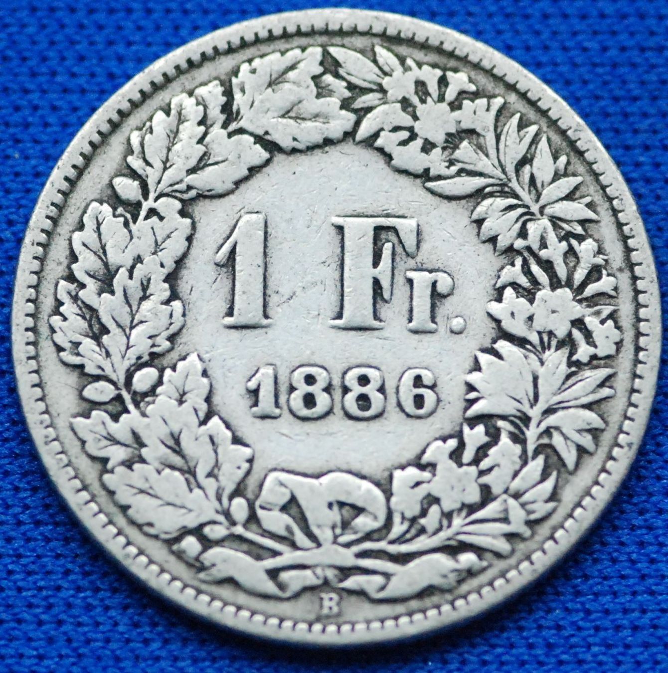 Tutti le monete: Silberner 1.- Jg. 1886 – Usato da Mühlethal venduto da sowato 2