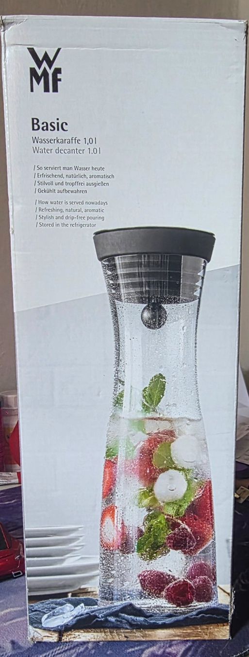WMF Carafes: WMF Wasserkaraffe 1L Glas Basic – Neuf avec emballage d'origine à Wikon par _mc_speedy_
